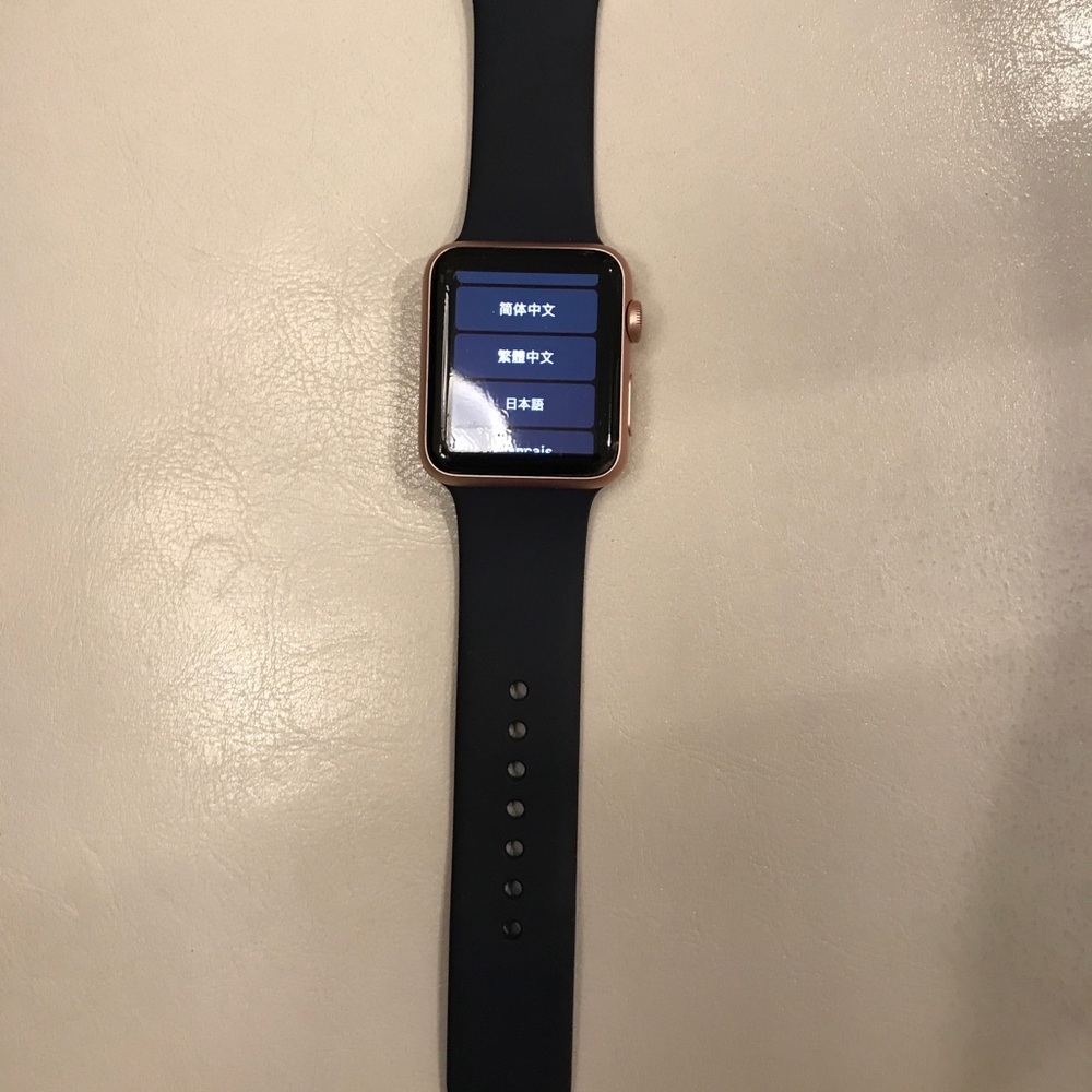 SOLD ON MERCApple Watch Series 1 42mm Aluminum Ros